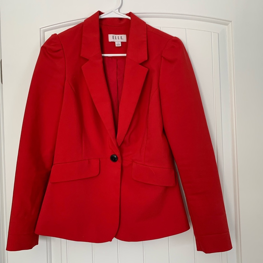 Elle Red Size 2 Blazer